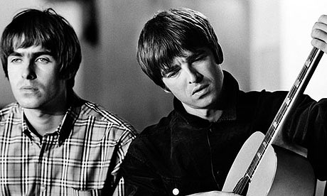 Liam and Noel Gallagher of Oasis