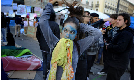 protester madrid