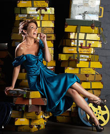 Danni Minogue and film reels