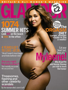 glamour pregnant myleene klass