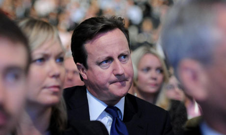 David Cameron at the Conservative party conference