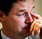 Nick Clegg, whose party has suffered its worst electoral results in a generation