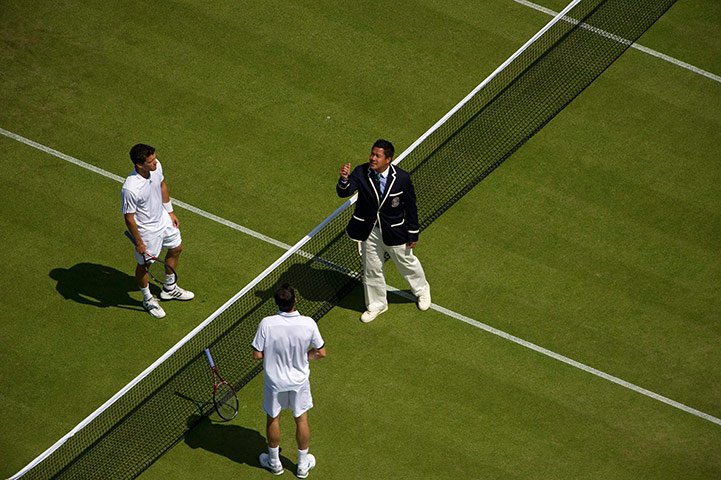 Wimbledon photo book: Coin toss Ceremony 