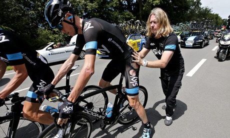Chris Froome crashes again on fifth stage of Tour de France | Sport ...