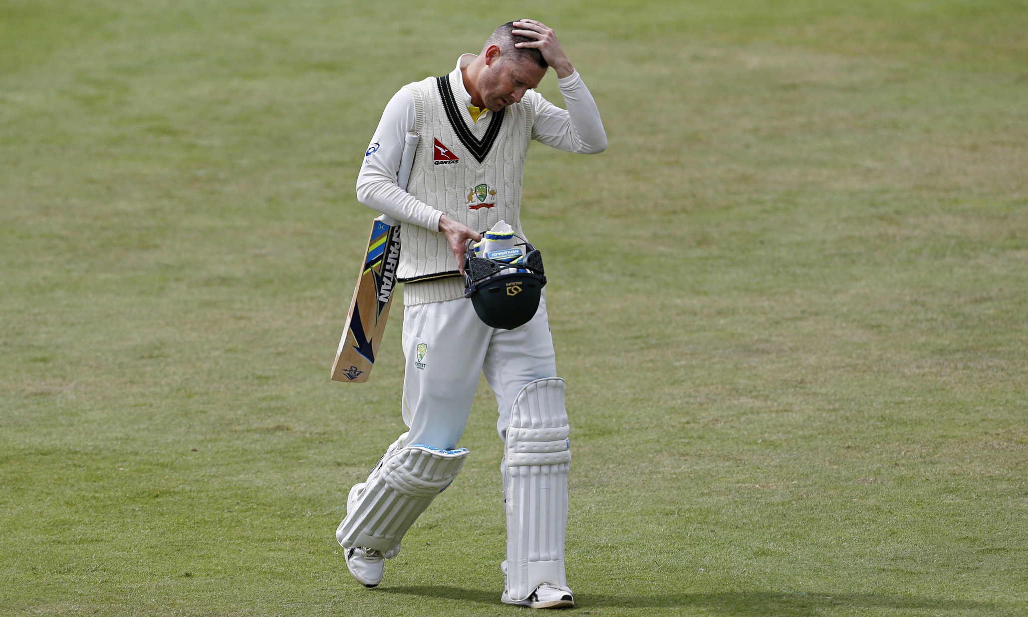Australians ooze class but Michael Clarke’s batting woes continue