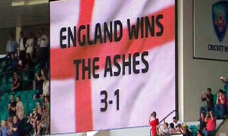 England win the Ashes 3-1