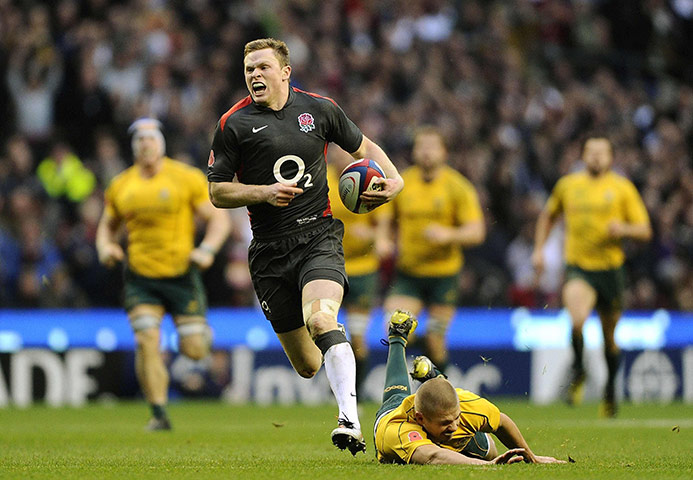 Martin Johnson: Chris Ashton v Australia, November 2010