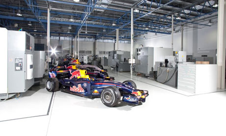 a tour of Red Bull Racing's team factory | |