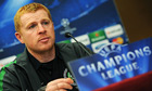 Neil Lennon invokes history for Celtic's tie against Benfica in Lisbon