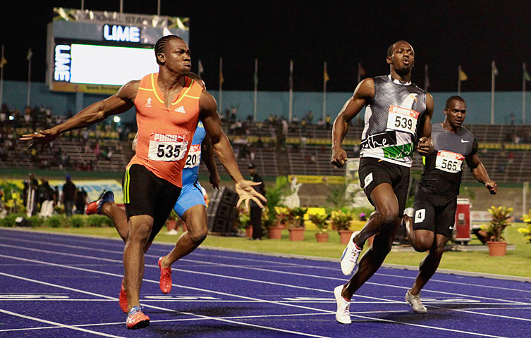 Yohan Blake and Usain Bolt