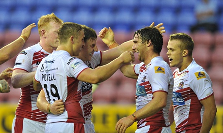 George Williams hat-trick takes Wigan top of Super League table