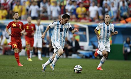 Argentina's forward and captain Lionel M