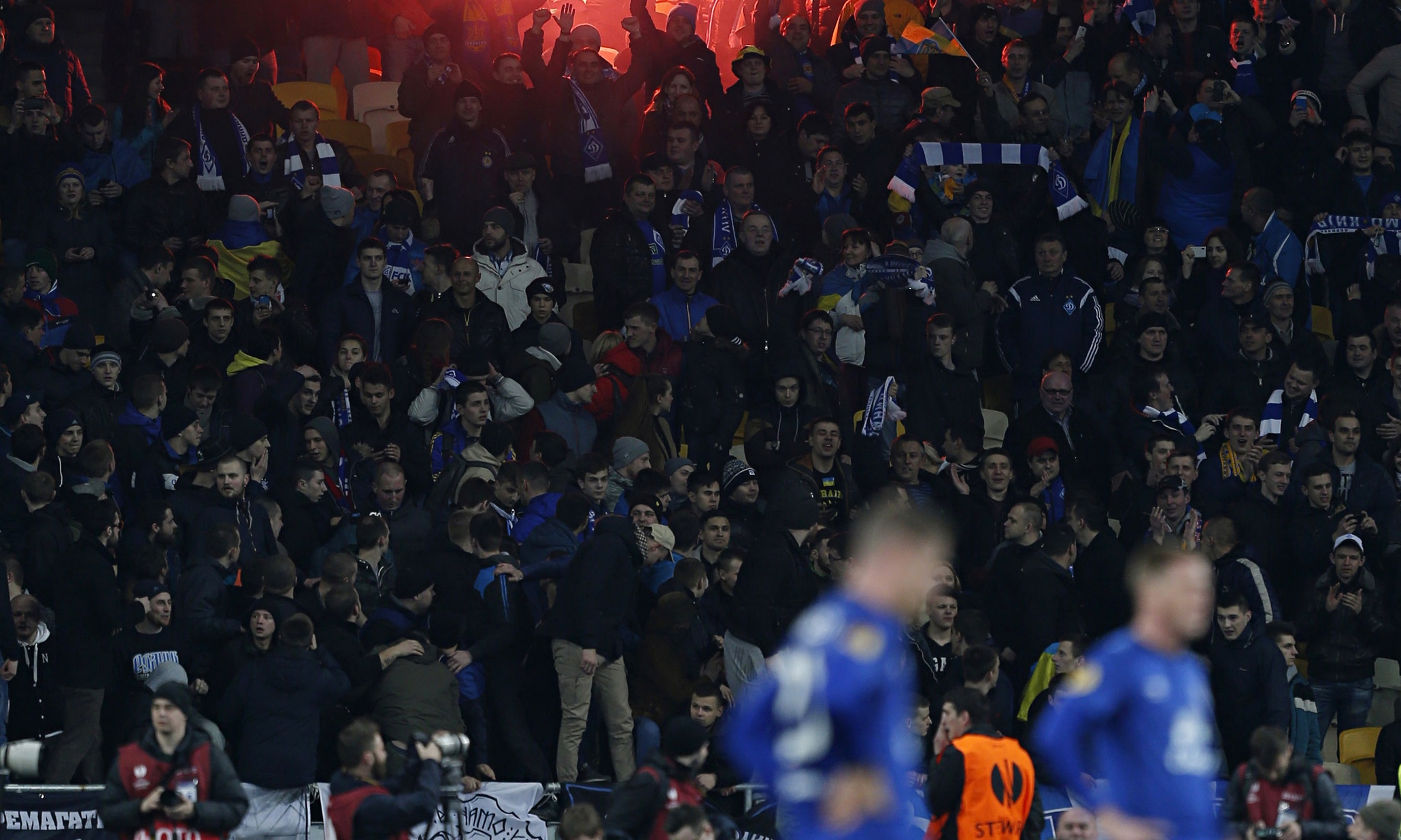 Dynamo Kyiv facing charge for fans’ racism during Europa League win over Everton