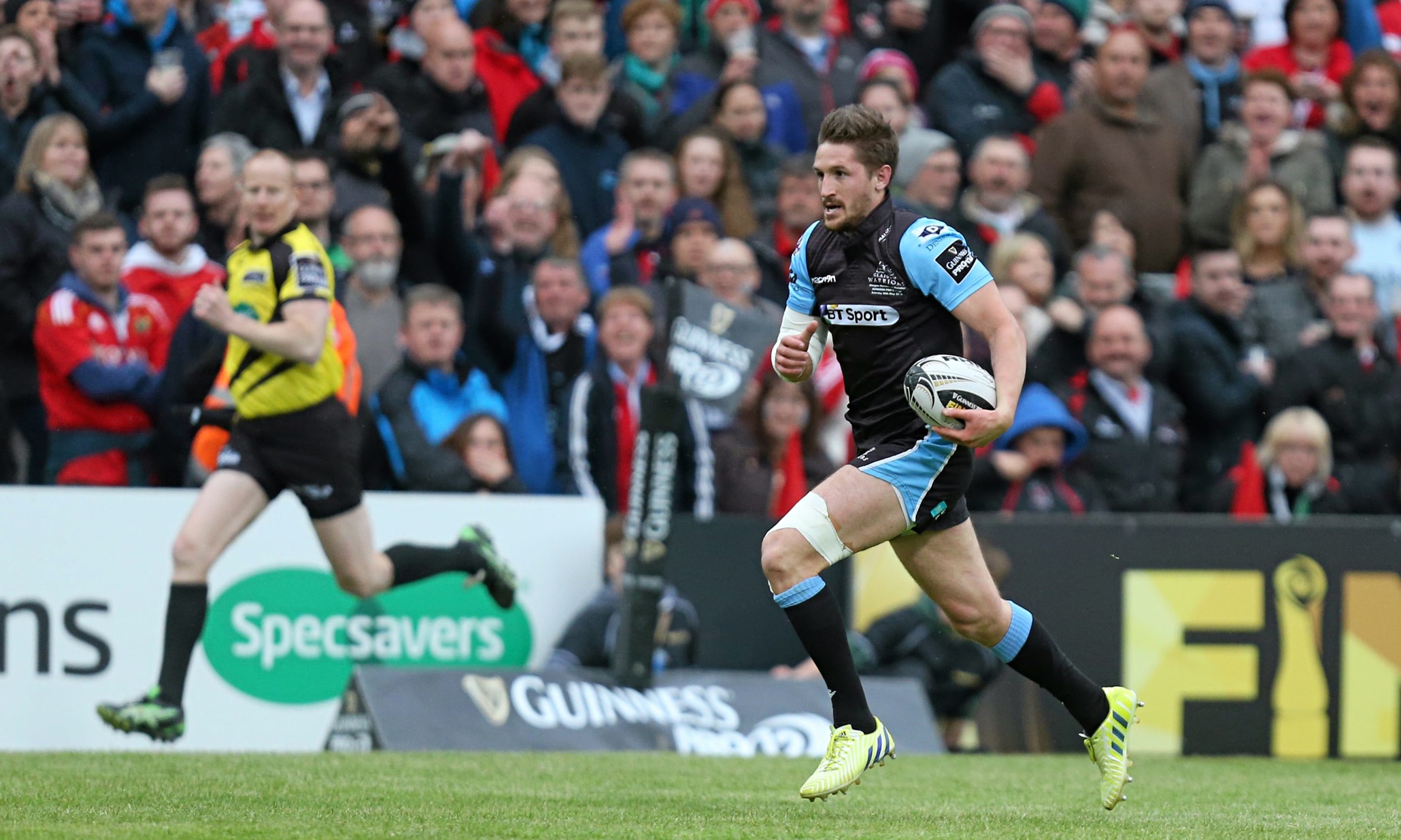 Glasgow’s three-try burst earns Pro12 title in final against Munster