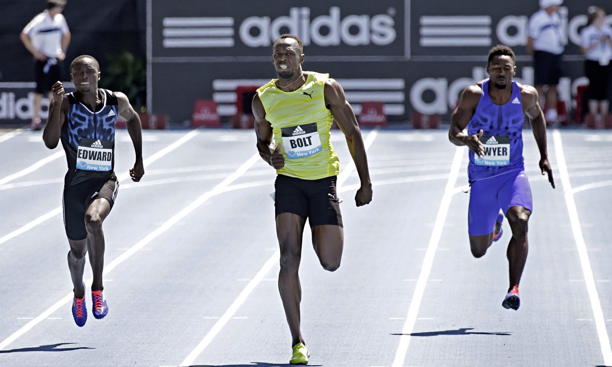 Usain Bolt disappointed with time after 200m victory in New York