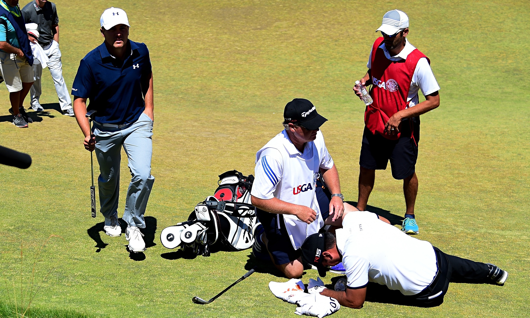 Jason Day’s participation at US Open in doubt after collapsing at 9th hole