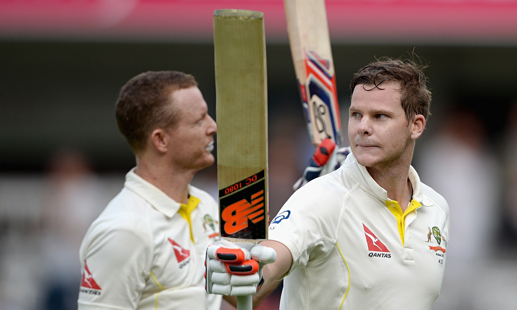Australia’s Chris Rogers and Steve Smith hit centuries as England toil