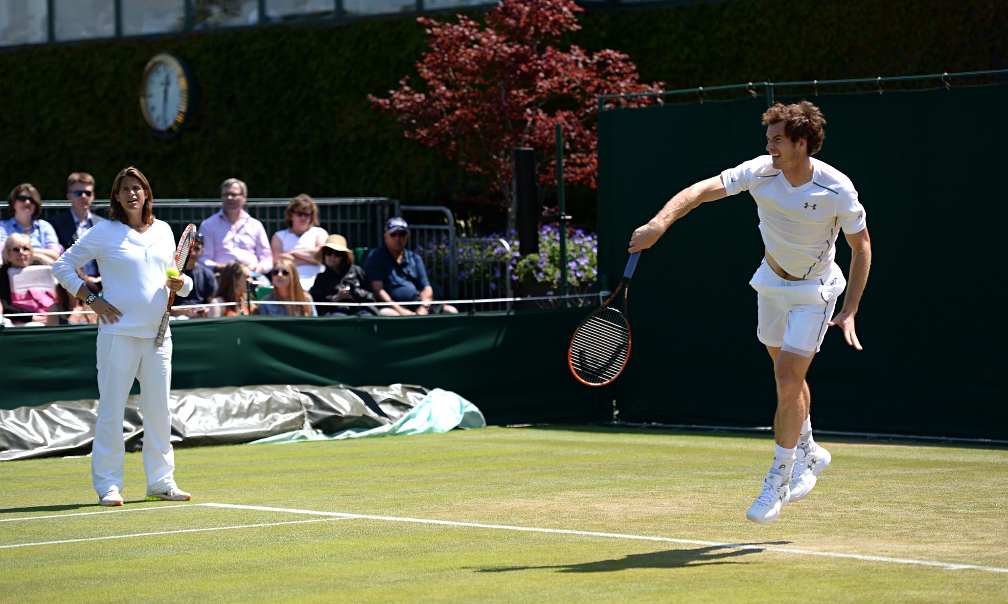 Andy Murray’s shoulder will be fine for Wimbledon semi-final, says coach