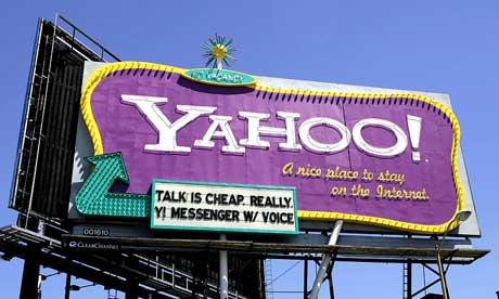 Yahoo billboard in San Francisco