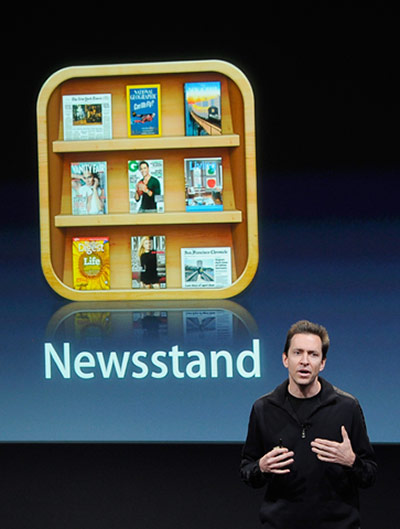iPhone 5: Scott Forstall discusses magazine subscription service Newsstand