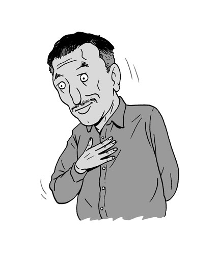 Arabic gesture: Praise be to God