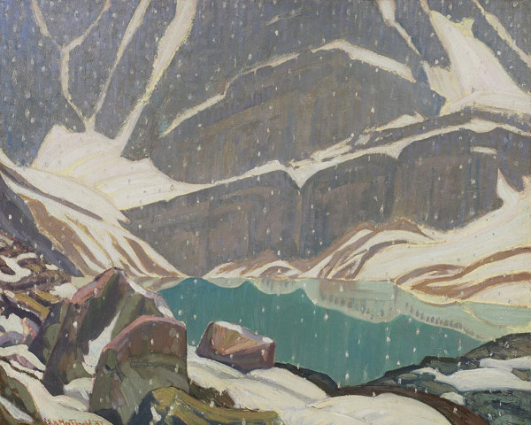 Canada: Mountain Solitude painting