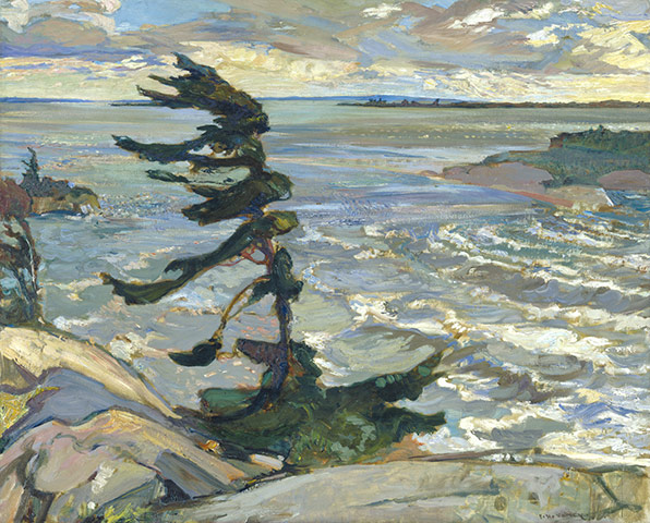 Canada: Stormy weather painting