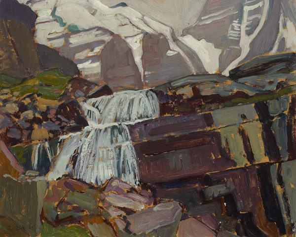 Canada: Waterfall painting