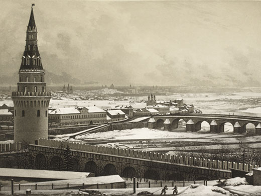 19th-century travel: Moscow,  c. 1841