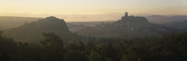 France The Panoramas: France The Panoramas: Chateau de Polignac and Mount Denise