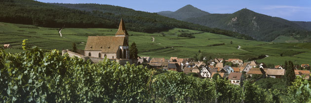 France The Panoramas: France The Panoramas: Hunawihr, ‘Route des vins d’Alsace’