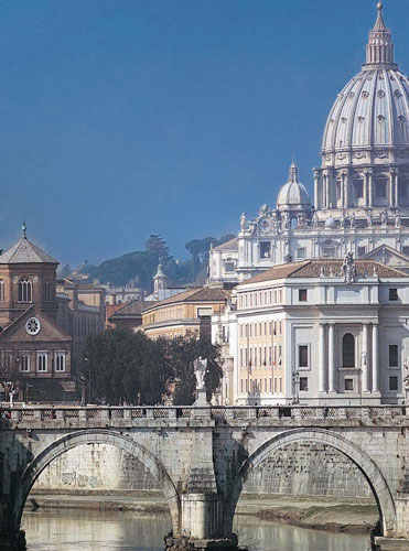 Mystery cities: Rome with St Peter's Basilica