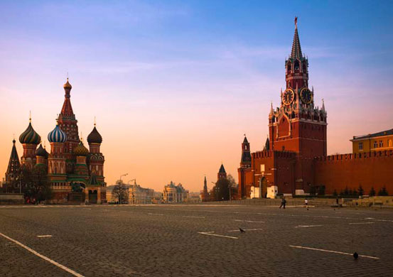 Mystery cities: Moscow with St Basil's Cathedral