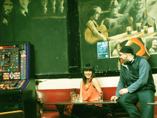 Been there photo comp: Girl laughing in pub