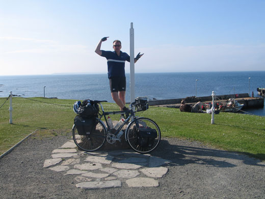 Mike's British bike trip: John O'Groats