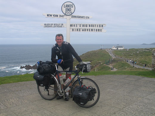 Mike's British bike trip: Land's End, Cornwall