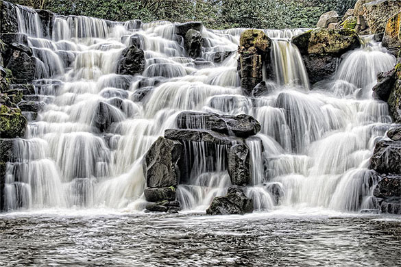 Pictures of the year: Waterfall, Surrey