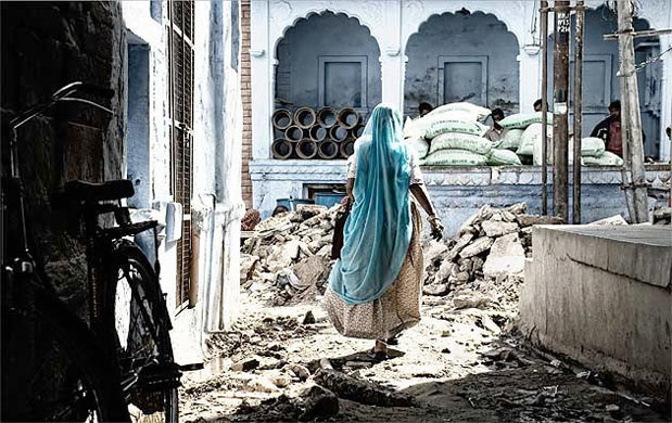 Pictures of the year: Woman in Jodhpur