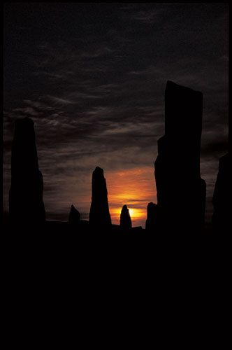 Standing stones: Callanish, Lewis, Scotland