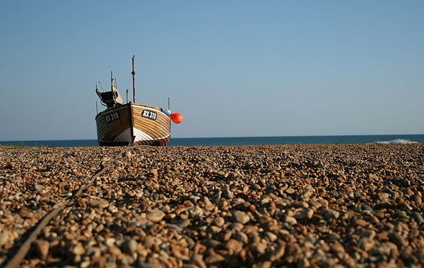 Staycation picture map : 'Blue skies and boats' taken in Hastings, Sussex