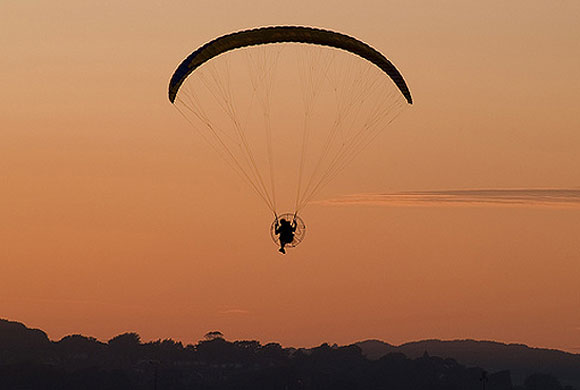 Staycation picture map: 'Sunset flight' at Seaford, East Sussex, England