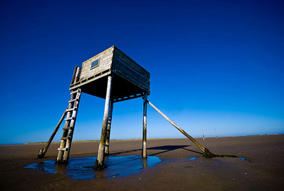 Staycation picture map: Lookout on Pilgrims way causeway at Holy Island 