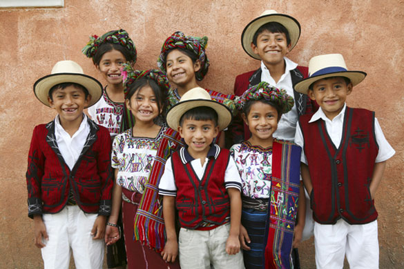 Earthbound images: Traditional costumes of Nebaj, western highlands, Guatemala