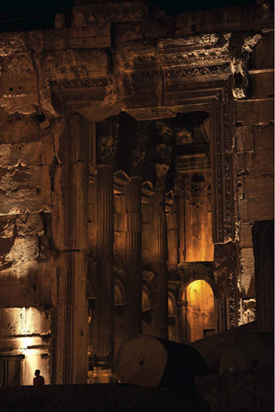 Lebenon: The temple of Bacchus, Lebanon