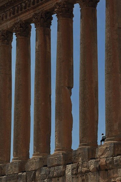Lebenon: Baalbeck, or Heliopolis, Roman temple, Lebanon
