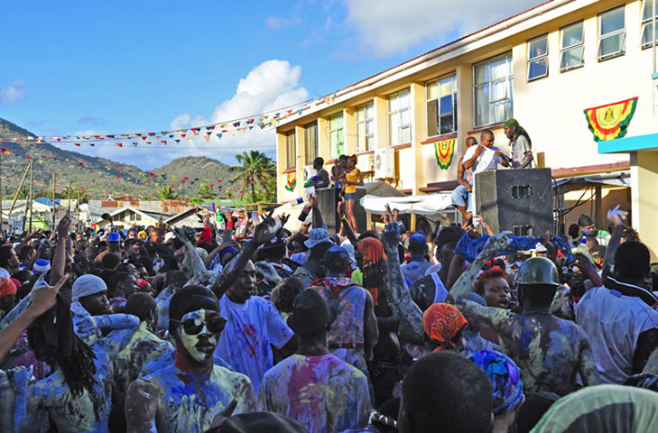 Been there comp Nov 2010: Crowds: Carricou carnival, Caribbean