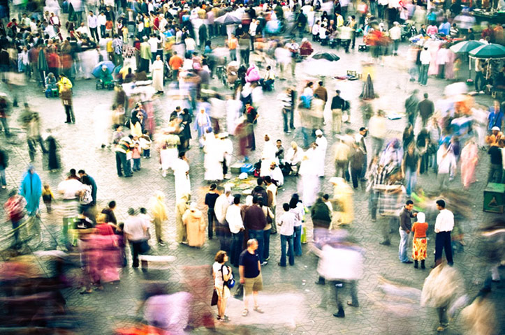 Been there comp Nov 2010: Crowds: Djeema El Fna, Marrakech