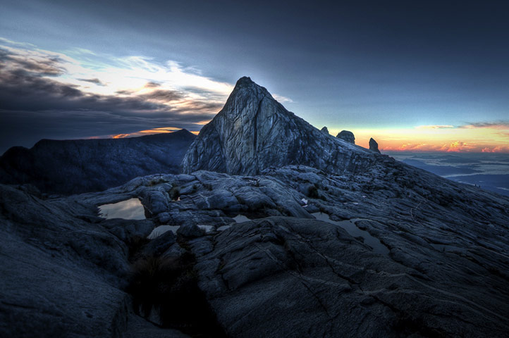 Been there Flickr Nov 10: Sunrise across Mount Kinabalu, Borneo, Malaysia