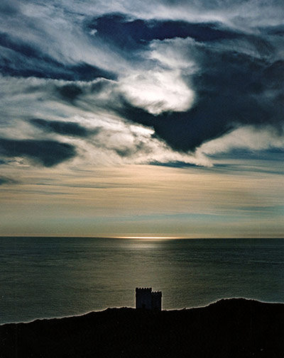 Been there Flickr Nov 10: Sunset on Holy Island, UK