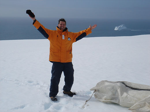 Charles Veley: Charles Veley in Peter I Island near Antarctica